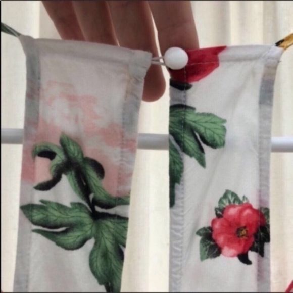 H&M Coachella Floral Cutout Boho Maxi Dress - Picture 7 of 8